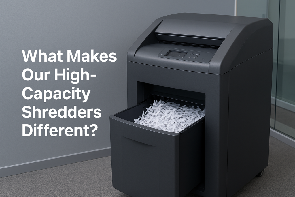 High-capacity Shredders