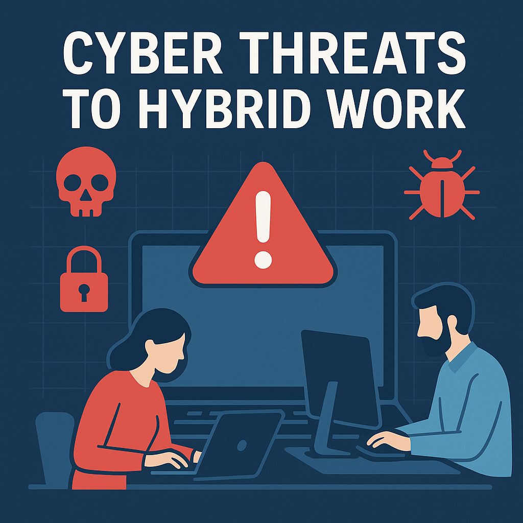 cyber threats to hybrid work